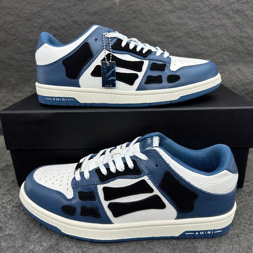 Amiri Navy Low-Top Knitted Sneakers